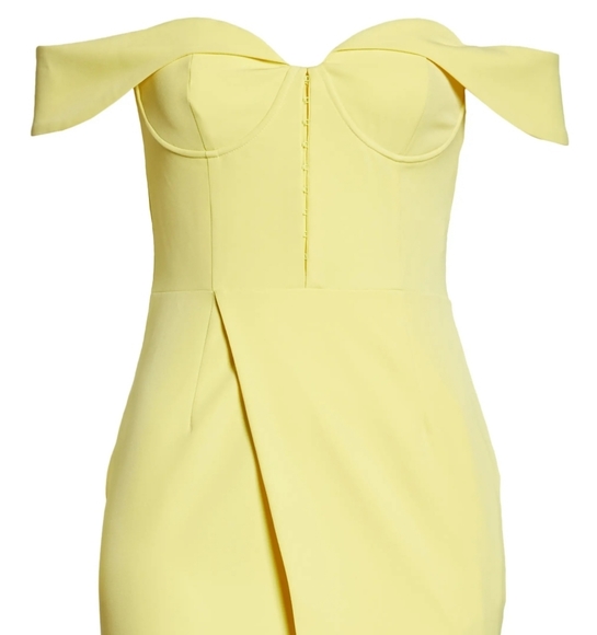 Lavish Alice Pin-Up Bustier Lemon Yellow Dress, Siz6 6 - Picture 3 of 5